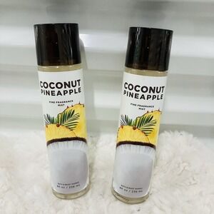 BATH AND BODY WORKS COCONUT PINEAPPLE BODY MIST 8 FL OZ Set